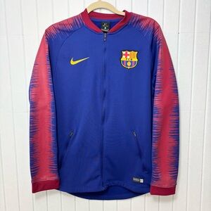 Nike DRI- FIT FCB Barcelona 2018-2019 Soccer Track
Jacket Football Jersey Size S